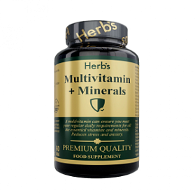 БАД к пище Herb's "Мультивитамины и минералы" ("Multivitamins and Minerals"), таблетки массой 400 мг №60