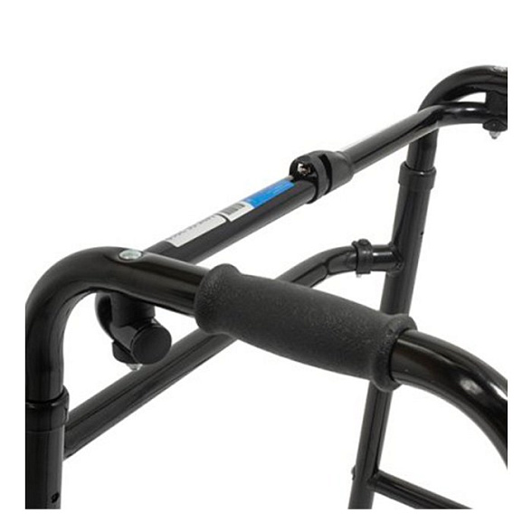 R Wheel Опора-ходунок на 2-х колесах (5'') с шагом/без шага, черный