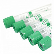 Вакуумные пробирки Improvacuter с натрий-гепарином и гелем, зеленые, 9 мл, 16х100 мм (уп. 50 шт) 754090212
