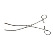 Зажим Doyen изогнутый 230 мм (Зажим кишечный эластичный для взрослых изогнутый 230 мм) Sammar