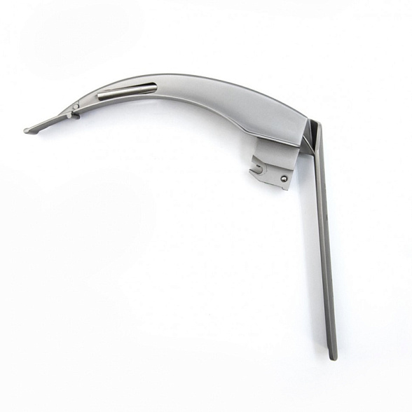 Клинок ларингоскопа FLAPLIGHT №4 F. O. с подвижным наконечником, со сменным световодом KaWe