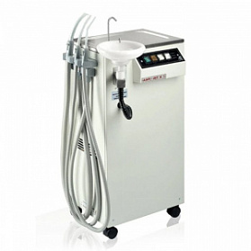 Aspi-Jet 9 - стоматологический мобильный аспиратор с плевательницей, автоматическим сливом и наполнением стакана