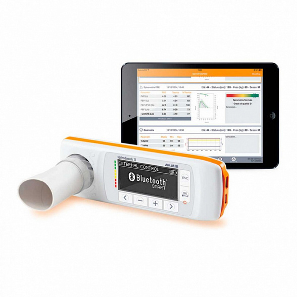 Портативный спирометр с опцией оксиметрии SPIROBANK II SMART