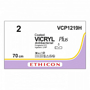 Шовный материал ВИКРИЛ ПЛЮС 2. 5 х 70 см. фиолетовый  Ethicon