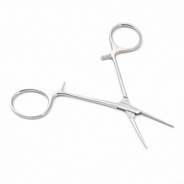 Зажим кровоостанавливающий зубчатый Mikro-Mosquito, 100 мм