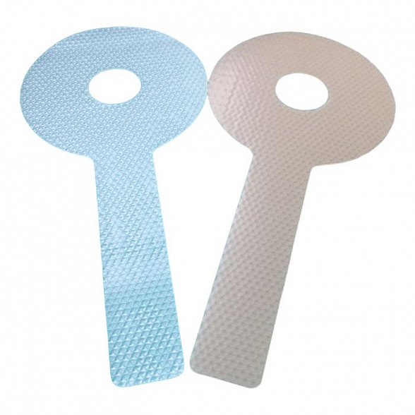 Пластина WinnerPlast с мягким силиконовым покрытием бежевый, форма леденец, 1 шт, WINNER MED