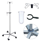 Инфузионная стойка из нержавеющей стали KaWe