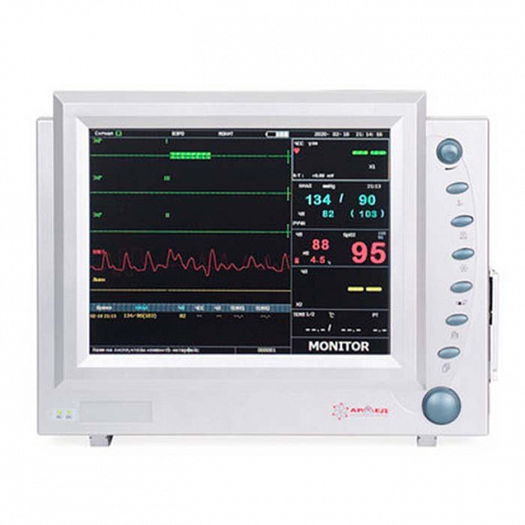 Прикроватный многофункциональный монитор пациента с Nellcor-датчиками PC-9000b Армед
