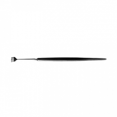 Крючок 4-х зубый глазной острый, 135 мм Тумботино