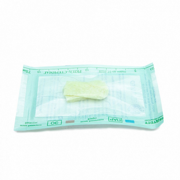 Тампон кровоостанавлвающий носовой впитывающий одноразовый стерильный ТН-"Неомед" 90*25 мм, №2