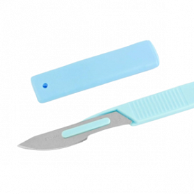 Скальпель хирургический одноразовый Тип 2 с лезвием №24 (100 шт)