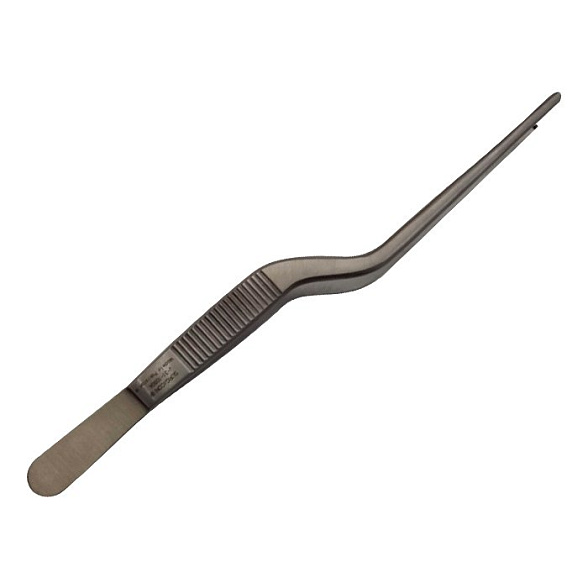 Пинцет ушной штыковидный с рабочей частью ложкообразной формы Пси 140х2,5, Surgicon