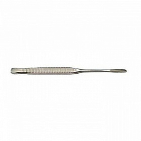 Долото оторин. с ручкой рифлен. плоской,желоб.изогнутое, дл.140мм шириной р.ч.3 мм  "М-МИЗ"