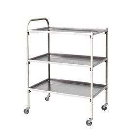 Столик процедурный передвижной с тремя полками СПп-02-"МСК"