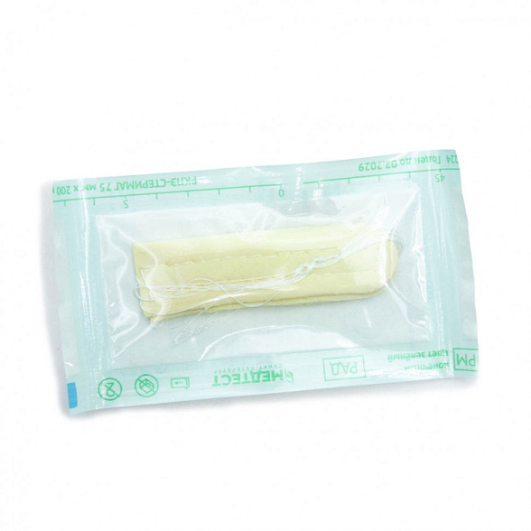 Тампон кровоостанавливающий носовой впитывающий одноразовый стерильный ТН-"Неомед" 45*20 мм, №2