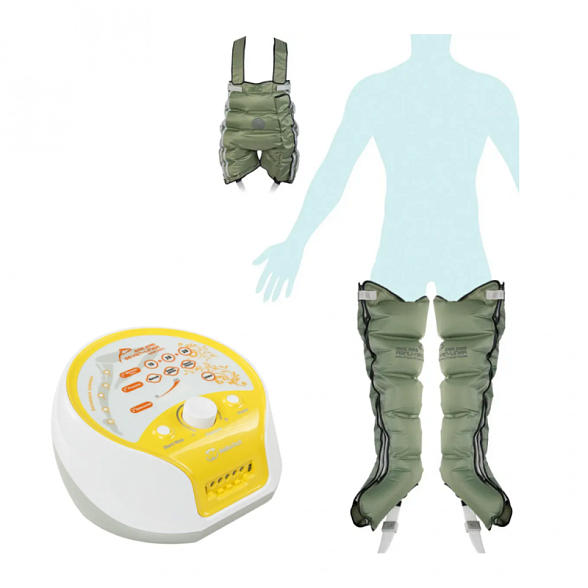 WelbuTech Seven Liner Zam-200S Аппарат для лимфодренажа, прессотерапии, массажа (манжеты для ног + шорты), размер XL