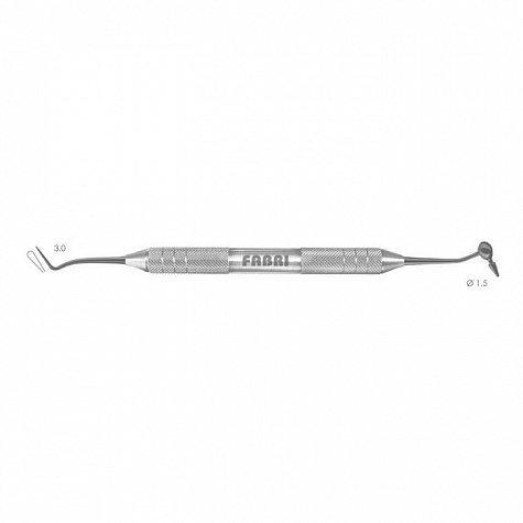 1501F Black Штопфер-конденсатор-гладилка, FABRI серия BLACK