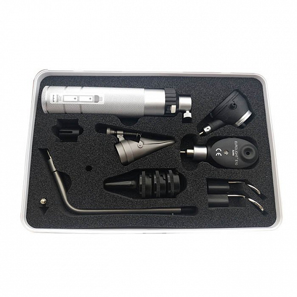 Диагностический набор Бейсик С10/Е10 KaWe - офтальмоскоп 1 апертура и отоскоп с принадлежностями