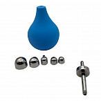 Баллон Политцера для продувания ушей с запасными оливами БП