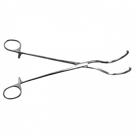 Зажим с кремольерой для операционного белья