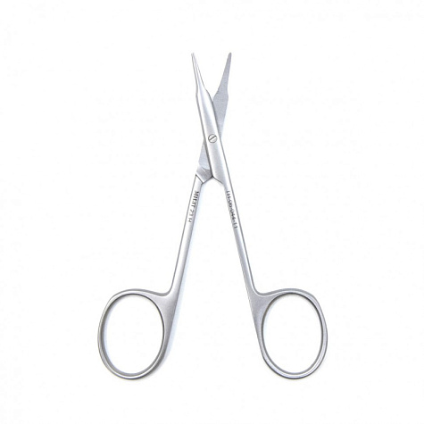 Ножницы роговичные тупоконечные вертикально изогнутые 110 мм
