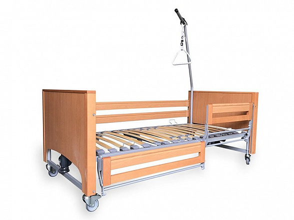 Функциональная электрическая кровать для лежачих больных Vermeiren LUNA с раздельными боковинами (в комплекте с матрасом) Vermeiren