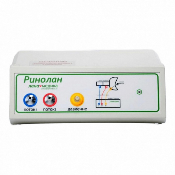Прибор для оценки функционального состояния органов дыхания «Прессотахоспирограф ПТС-14П-01» в исполнении «Ринолан»
