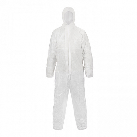 Комбинезон одноразовый защитный, белый