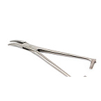 Зажим к/о нейрохирургический изогнутый, повыш. стойк., 145 мм