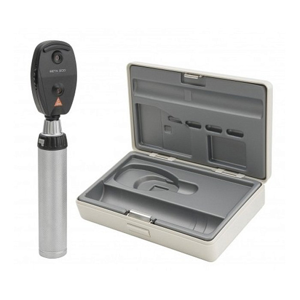 Офтальмоскоп прямой BETA 200 с рукояткой перезаряжаемой BETA 4NT и ретиноскопом ВЕТА 200 Heine