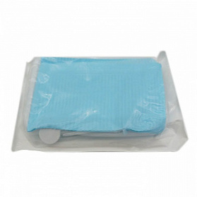 Набор стоматологический одноразовый стерильный "ЕваДент" тип 1  (зеркало стоматологическое, зонд стоматологический, пинцет, салфетка нагрудная, перчатки, лоток)