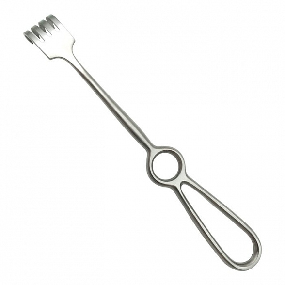 Крючок хирургический острый четырехзубый N 2