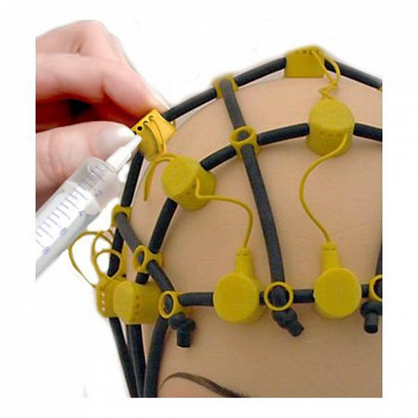 Электродные шапки "КОМБИ" ЭЭГ производства Pamel (Хорватия) для электроэнцефалографии (Размер: 42-47 см (детская большая), электродов: 21)