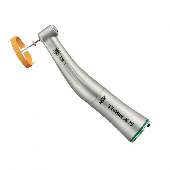 NSK Nakanishi Ti-Max X75 - угловой наконечник без оптики для Ni-Ti файлов, 128:1