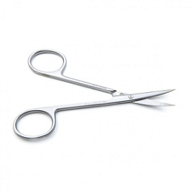 Ножницы глазные д/стекловидного тела вертикально изогнутые 114 мм