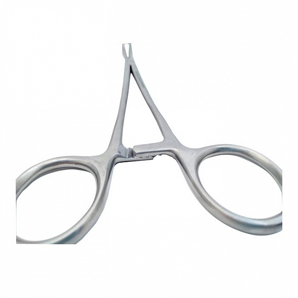 Зажимной инструмент Корнцанг изогнутый 260 мм Surgicon