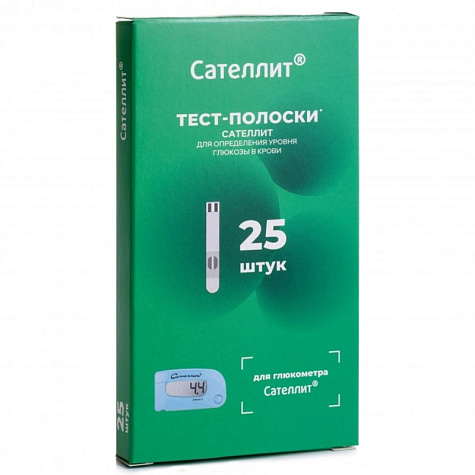 Тест-полоски "Элта Сателлит" №25