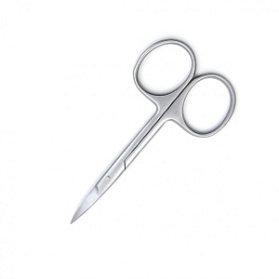 Ножницы IRIS, остроконечные вертикально-изогнутые, 100 мм (Н-21р), МИЗТ