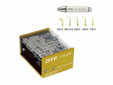 DTE-V3 LED Скалер ультразвуковой стоматологический Woodpecker