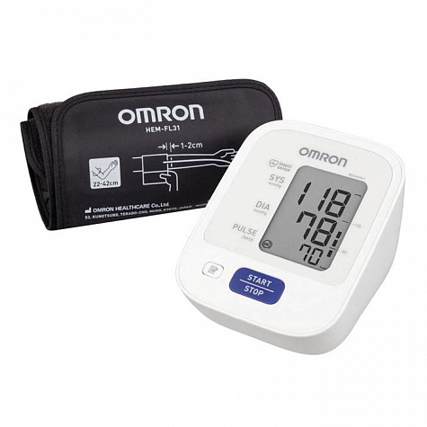 Тонометр автоматический OMRON M2 Comfort (ALRU) с адаптером