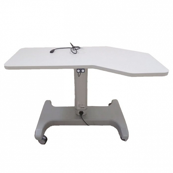 Стол офтальмологический приборный с электроприводом СП-01-02 (Столешница 600 х 1050 х 25 мм фигурная )