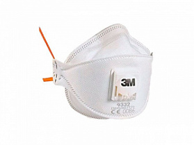 Респиратор с клапаном 3-й степени защиты 9332 3M Респиратор с клапаном 3-й степени защиты 9332 3M
