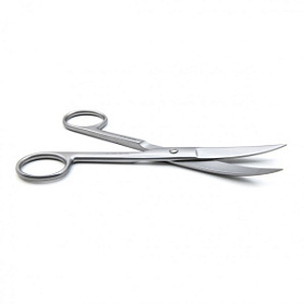 Ножницы STANDARD, остроконечные вертикально-изогнутые, 160 мм (Н-168р) , МИЗТ