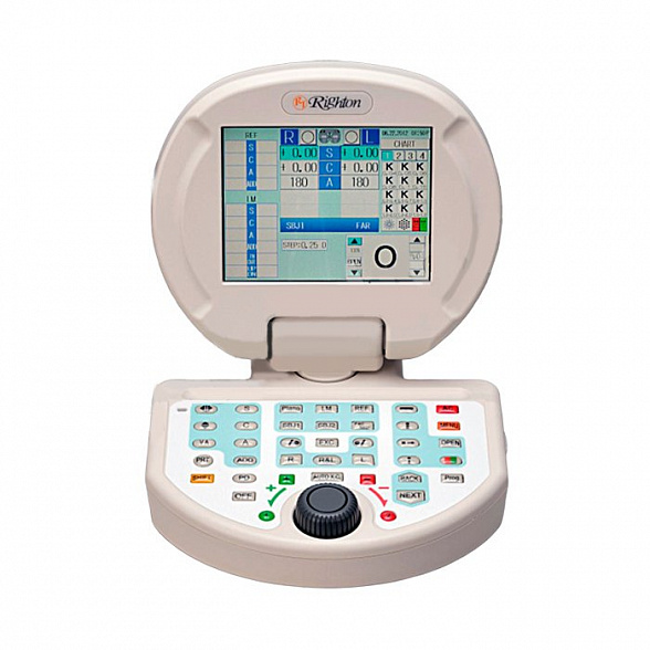 Автоматический фороптор со светодиодными индикаторами, настольным пультом управления и переносным пультом дистанционного управления RV-II (LED-RC-TO)