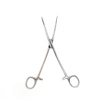 Зажим кровоостанавливающий, зубчатый, изогнутый №2, 205 мм. Surgiwell