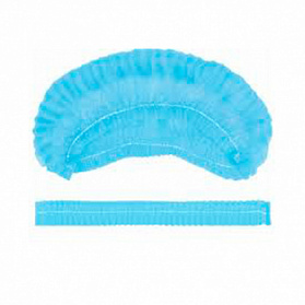 Шапочка типа шарлотта одноразовая (12г/кв.м, голубой)