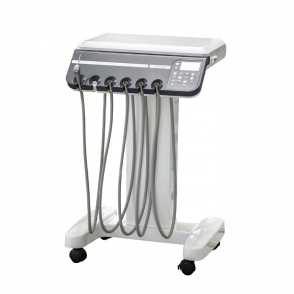 Woson WOD 550 - детская стоматологическая установка с подкатным блоком, цвет рубин