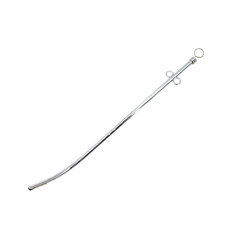 Катетер уретральный металлический мужской изогнутый (КМ-14) Surgicon