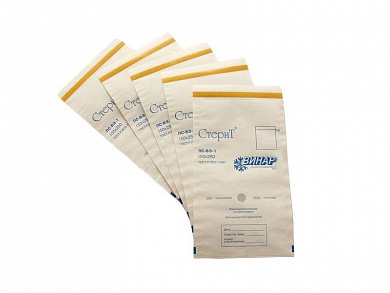 Пакет из влагопрочной бумаги "СтериТ" №100 ПС-В3-1 (100x320)