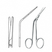 Ножницы хирургические, по FOMON, носовые, изогнутые под углом, 14 см KLS Martin